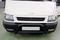 Ford Transit 2000–2014 Bull bar WT006 Black (nerjaveče jeklo) fotografija 1