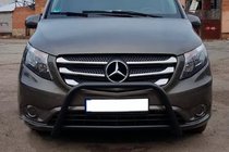 Mercedes Vito/V-razred W447 2014– Zaščitni lok (bullbar) WT006 Black (nerjaveče jeklo) fotografija 3