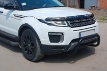 Range Rover Evoque 2012–2018 Sprednji zaščitni lok WT005 Black (nerjaveče jeklo) fotografija 2