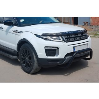 Sprednji zaščitni lok WT005 Black (nerjaveče jeklo) Range Rover Evoque 2012–2018 fotografija 2