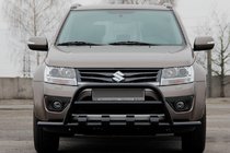 Suzuki Grand Vitara 2005–2017 Kenguru zaščitni lok ST-WT-15 Black (nerjaveče jeklo) fotografija 2