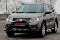 Suzuki Grand Vitara 2005–2017 Kenguru zaščitni lok ST-WT-15 Black (nerjaveče jeklo) fotografija 3