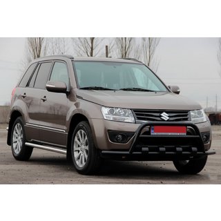 Kenguru zaščitni lok ST-WT-15 Black (nerjaveče jeklo) Suzuki Grand Vitara 2005–2017 fotografija 1