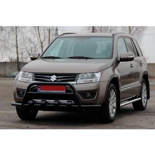 Kenguru zaščitni lok ST-WT-15 Black (nerjaveče jeklo) Suzuki Grand Vitara 2005–2017 fotografija 3