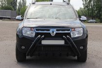 Renault Duster 2008–2017 Prednji zaščitni lok (bull bar) Kelebek WT011 Black (nerjaveče jeklo) fotografija 3