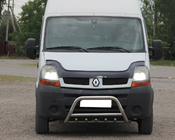 Renault Master 1998–2010 Sprednji zaščitni lok (nerjaveče jeklo) fotografija 1