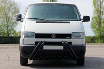 Volkswagen T4 Transporter 1990–2003 Prednji zaščitni lok (bull bar) Kelebek WT011 Black (nerjaveče jeklo) fotografija 1