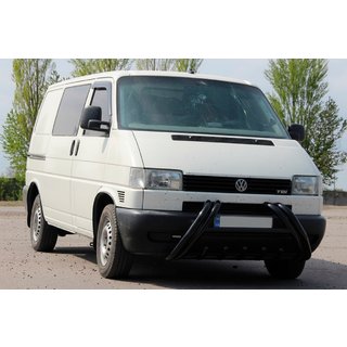 Prednji zaščitni lok (bull bar) Kelebek WT011 Black (nerjaveče jeklo) Volkswagen T4 Transporter 1990–2003 fotografija 2