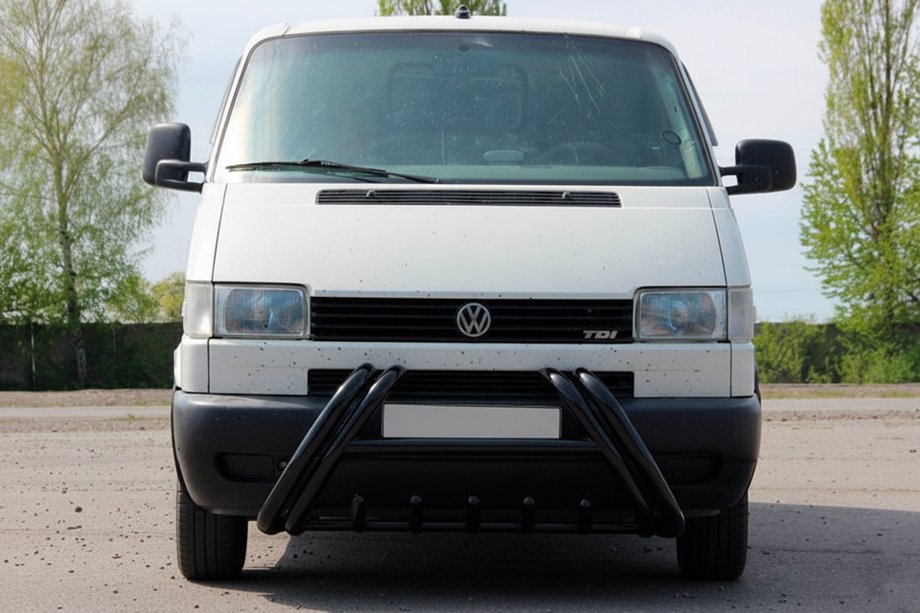 Volkswagen T4 Transporter 1990–2003 Prednji zaščitni lok (bull bar) Kelebek WT011 Black (nerjaveče jeklo) Image