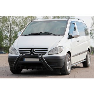 Kelebek WT011 Black sprednji zaščitni lok (bullbar) iz nerjavečega jekla fotografija 3