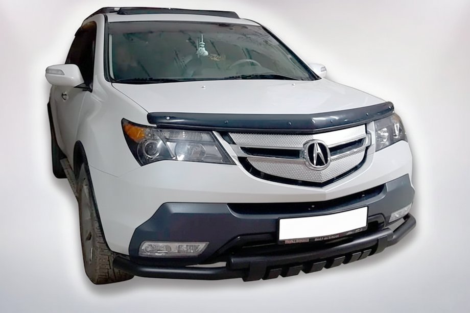 Acura MDX 2007–2013 Sprednji zaščitni lok B1-47 Black (nerjavno jeklo) Image