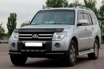 Mitsubishi Pajero Wagon IV 2006–2021 Sprednji zaščitni lok ST015-13 Black (nerjavno jeklo) fotografija 3