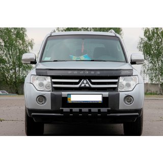 Sprednji zaščitni lok ST015-13 Black (nerjavno jeklo) Mitsubishi Pajero Wagon IV 2006–2021 fotografija 2