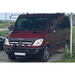Sprednji zaščitni lok F1-01M Black (2006-2013, nerjaveče jeklo)
