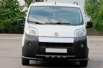 Fiat Fiorino/Qubo 2008–2024 Prednji zaščitni lok Shark Black (nerjavno jeklo) fotografija 2