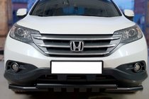 Honda CRV 2012–2016 Prednji zaščitni lok Shark Black (nerjavno jeklo) fotografija 2