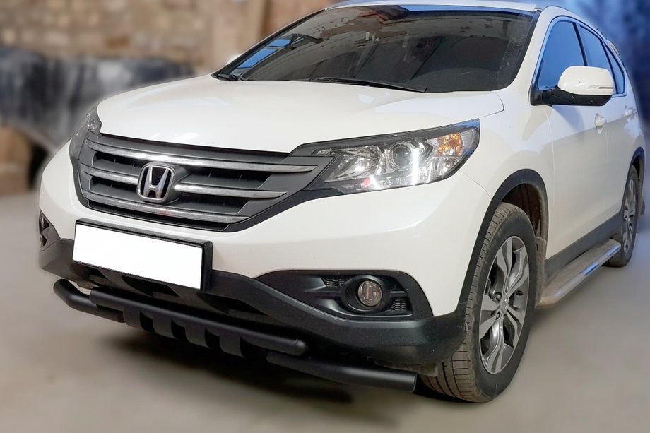 Honda CRV 2012–2016 Prednji zaščitni lok Shark Black (nerjavno jeklo) Image