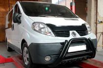 Nissan Primastar 2002–2014 Sprednji zaščitni lok F1-01 Black (nerjaveče jeklo) fotografija 2