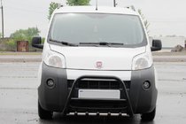 Fiat Fiorino/Qubo 2008–2024 Bull bar WT006 Black (nerjaveče jeklo) fotografija 1