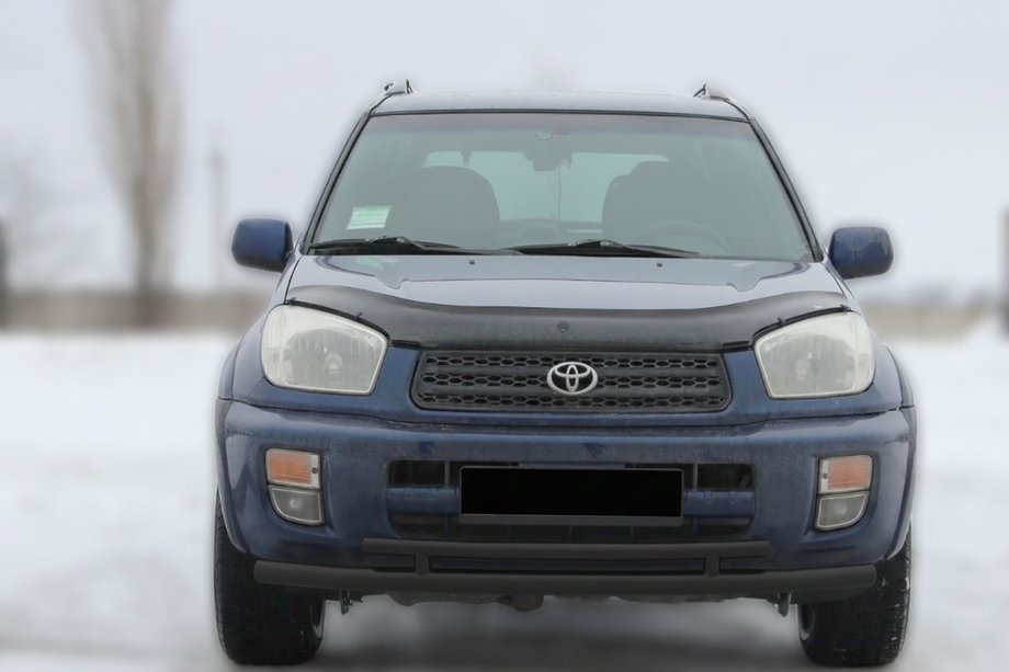 Toyota Rav 4 2001–2005 Sprednji zaščitni lok ST014-1 Black (nerjaveče jeklo) Image