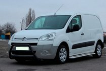 Peugeot Partner Tepee 2008–2018 Sprednji zaščitni lok WT022 Black (nerjavno jeklo) fotografija 2