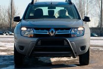 Dacia Duster 2008–2018 Kenguru zaščitni lok WT022 Black (nerjavno jeklo) fotografija 2