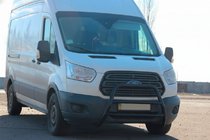 Ford Transit 2014– Sprednji zaščitni lok WT022 Black (nerjavno jeklo) fotografija 1