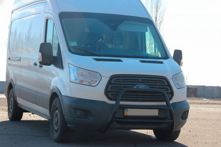 Ford Transit 2014– Sprednji zaščitni lok WT022 Black (nerjavno jeklo) Image