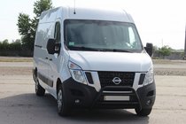 Renault Master 2011–2023 Sprednji zaščitni lok WT022 Black (nerjavno jeklo) fotografija 3