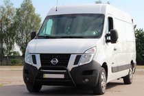 Renault Master 2011–2023 Sprednji zaščitni lok WT022 Black (nerjavno jeklo) fotografija 2