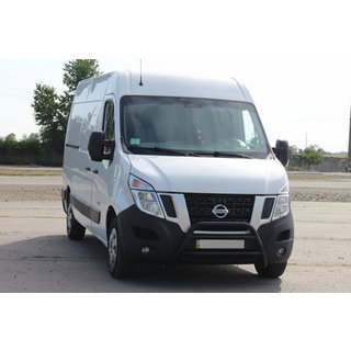 Sprednji zaščitni lok WT022 Black (nerjavno jeklo) Renault Master 2011–2023 fotografija 3