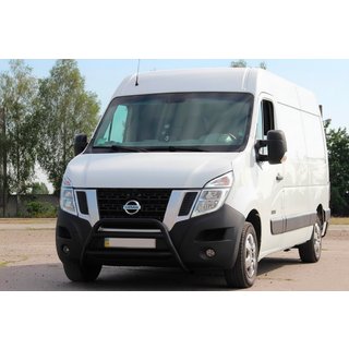 Sprednji zaščitni lok WT022 Black (nerjavno jeklo) Renault Master 2011–2023 fotografija 2
