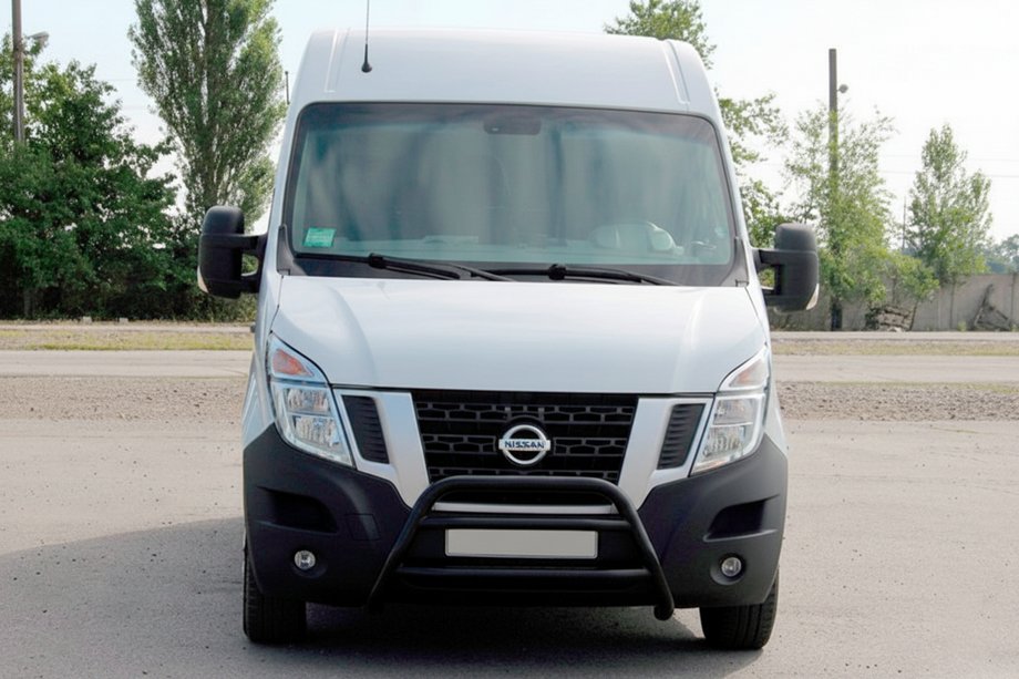 Renault Master 2011–2023 Sprednji zaščitni lok WT022 Black (nerjavno jeklo) Image