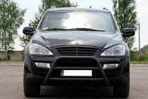 SsangYong Kyron 2005–2014 Kenguru zaščitni lok WT022 Black (nerjavno jeklo) fotografija 2