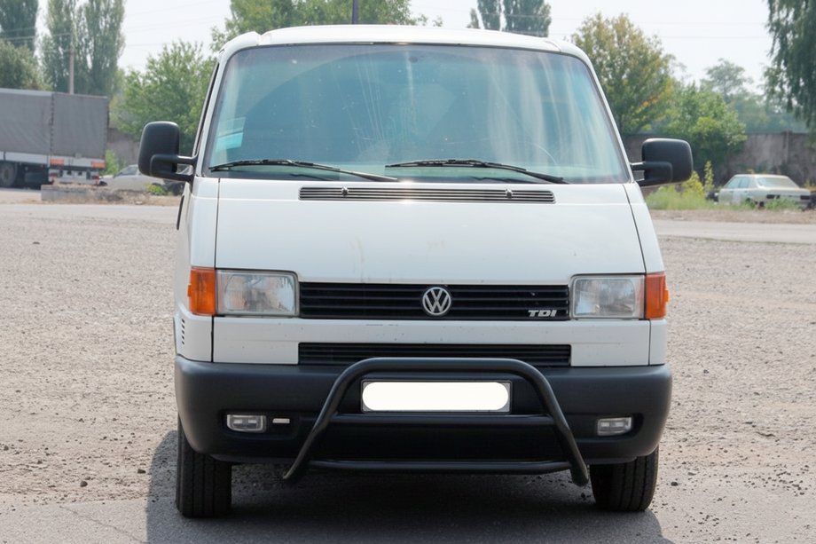 Volkswagen T4 Transporter 1990–2003 Kenguru zaščitni lok WT022 Black (nerjavno jeklo) Image