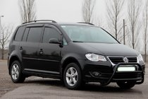 Volkswagen Touran 2003–2010 Kenguru zaščitni lok WT022 Black (nerjavno jeklo) fotografija 3