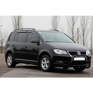 Kenguru zaščitni lok WT022 Black (nerjavno jeklo) Volkswagen Touran 2003–2010 fotografija 3