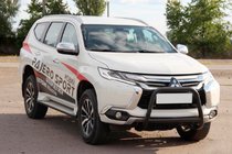 Mitsubishi Pajero Sport 2015– Kenguru zaščitni lok WT022 Black (nerjavno jeklo) fotografija 2