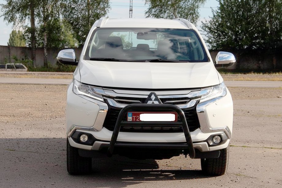 Mitsubishi Pajero Sport 2015– Kenguru zaščitni lok WT022 Black (nerjavno jeklo) Image