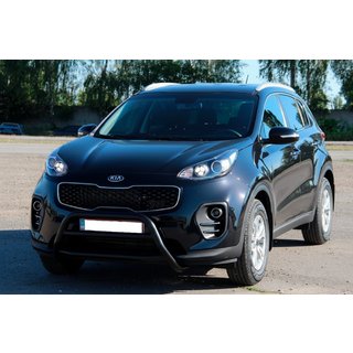 Kenguru lok WT023 Black (nerjaveče jeklo) Kia Sportage 2015–2021 fotografija 3