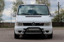 Mercedes Vito W638 1996–2003 Sprednji zaščitni lok WT022 Black (nerjavno jeklo) fotografija 1