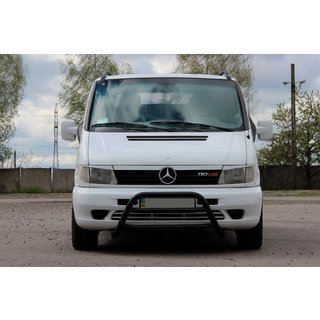 Sprednji zaščitni lok WT022 Black (nerjavno jeklo) fotografija 1