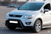 Ford Kuga 2008–2013 Zaščitni lok (bullbar) WT007 Black (nerjaveče jeklo) fotografija 2