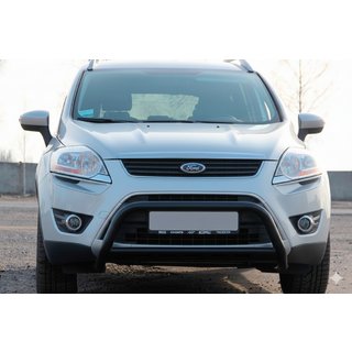 Zaščitni lok (bullbar) WT007 Black (nerjaveče jeklo) Ford Kuga 2008–2013 fotografija 1