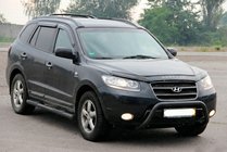 Hyundai Santa Fe 2 2006–2012 Zaščitni lok (bullbar) WT007 Black (nerjaveče jeklo) fotografija 2