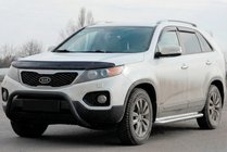 Kia Sorento II XM 2009–2014 Zaščitni lok (bullbar) WT007 Black (nerjaveče jeklo) fotografija 2