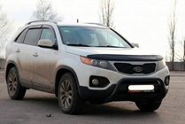 Kia Sorento II XM 2009–2014 Zaščitni lok (bullbar) WT007 Black (nerjaveče jeklo) fotografija 3