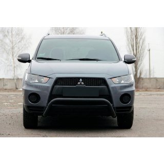 Zaščitni lok (bullbar) WT007 Black (nerjaveče jeklo) fotografija 2