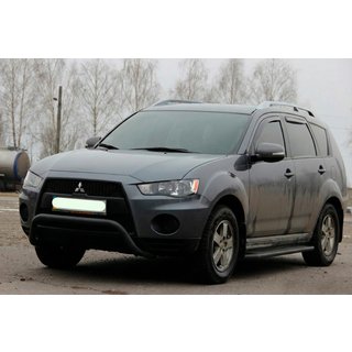Zaščitni lok (bullbar) WT007 Black (nerjaveče jeklo) fotografija 4