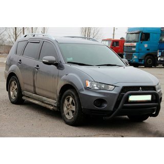 Zaščitni lok (bullbar) WT007 Black (nerjaveče jeklo) fotografija 1
